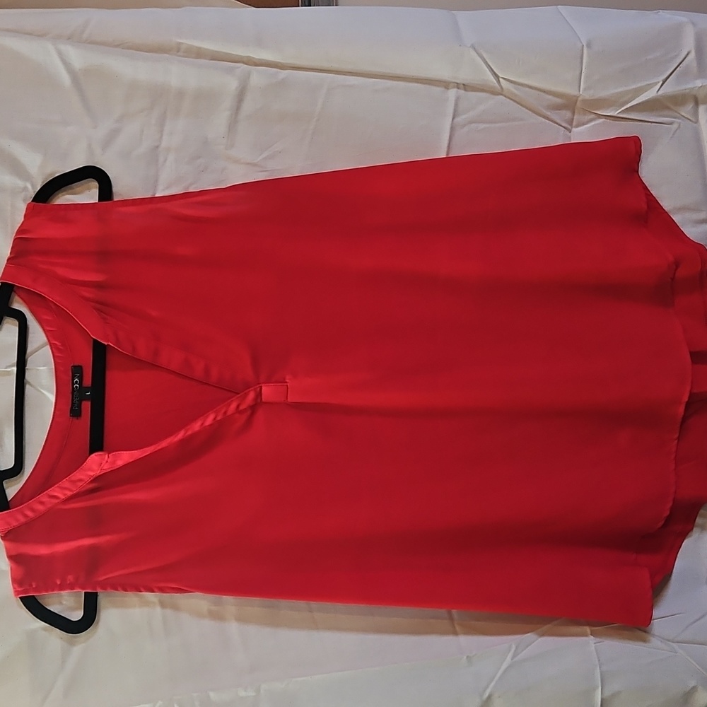Papermoon Red Sleeveless Top In LARGE